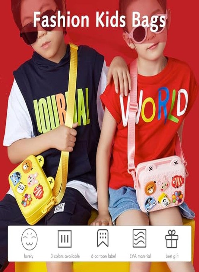 Fezeedi Pink Shoulder Bag Crossbody for Student School Bag for Children Easy to Clean Birthday Gifts. - Image 5